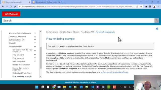 Running the Example Flow - Oracle Intelligent Advisor смотреть онлайн