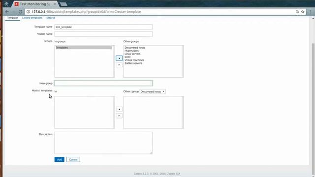 create template on zabbix смотреть онлайн