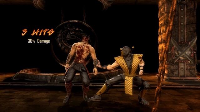 Mortal Kombat 9 - Scorpion Split Decision Fatality on all Characters 4K Gameplay Fatalities Mods смотреть онлайн