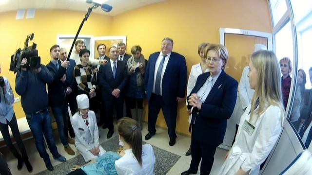Визит министра здравоохранения РФ Вероники Скворцовой в Саранск