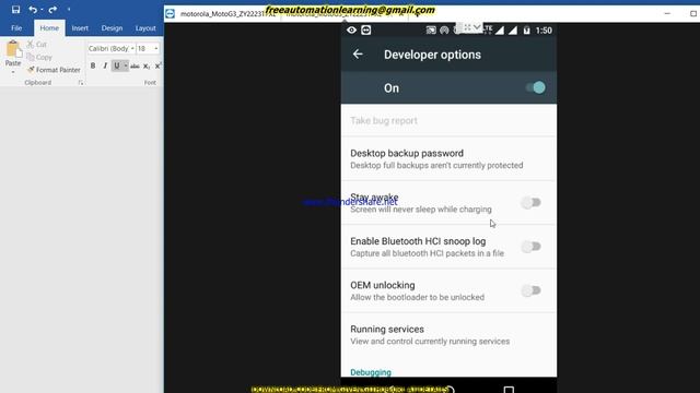 Appium : How to Set Up Real device to run mobile automation : Tutorial 5 смотреть онлайн