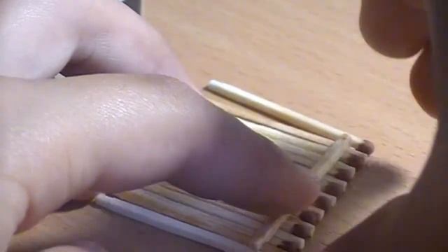 Как сделать дом из спичек. смотреть онлайн
