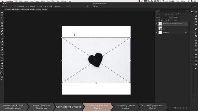 ⬛ PHOTOSHOP SHAPES TUTORIAL Custom Shapes from Images смотреть онлайн