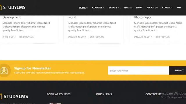 Studylms Education LMS & Courses WordPress Theme смотреть онлайн