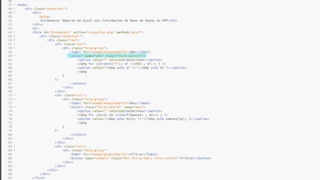 Reporte Excel con PHP смотреть онлайн