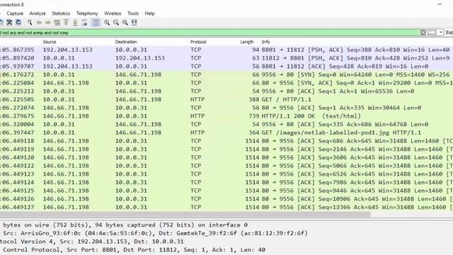 Using Wireshark to capture a 3 way handshake with TCP смотреть онлайн