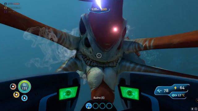 испугался Левиафана. Subnautica. В поисках магнетита. смотреть онлайн