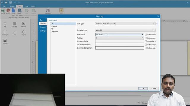 RFID Encoding from Zebra Designer V3 смотреть онлайн