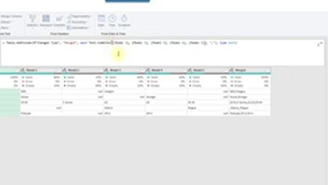 Merge Columns in Power Query without Blanks or Nulls смотреть онлайн