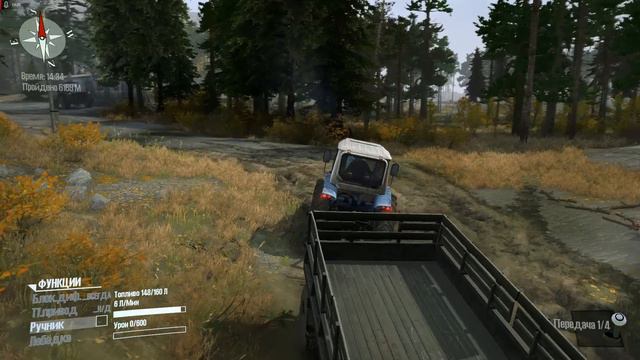 Spintires: MudRunner • Прохождение • Карта Остров # 6. Мощь и сила СССР: Трактор ЮМЗ смотреть онлайн