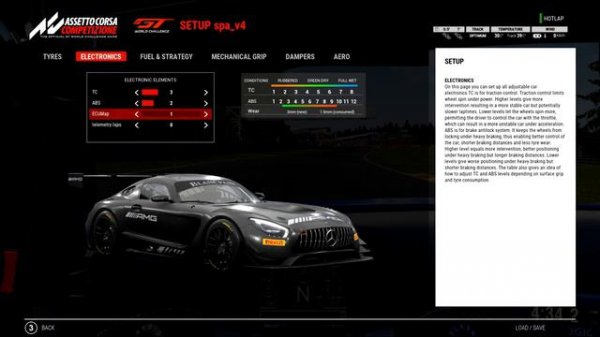 ACC: Mercedes AMG GT3 @ Spa [Hotlap + Setup]