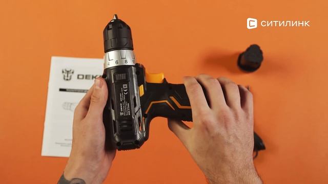 Обзор дрели-шуруповерта DEKO GCD12DU3 SET 3 1.5Ач | Ситилинк смотреть онлайн