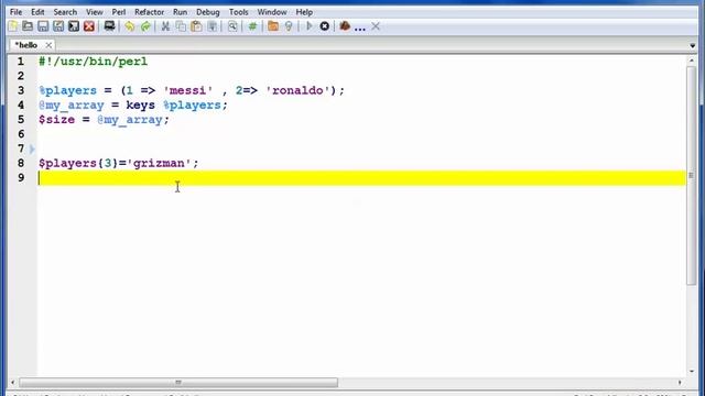 perl tutorial NO 18 edit on hash смотреть онлайн