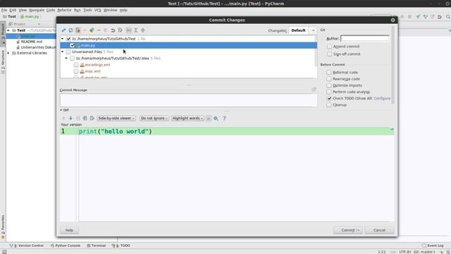 Github Tutorial - In eine Jetbrains IDE einbinden смотреть онлайн