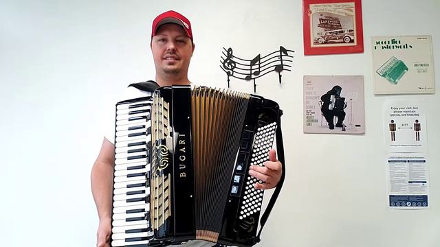 (SOLD!) - Bugari 288 Gold Plus - Double Tone Chamber - Video #1 (Carnegie Accordion Company) смотреть онлайн