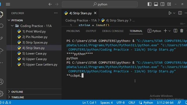 Coding Practice - 11A | Python | CCBP 4.0 | Newly Added Questions смотреть онлайн