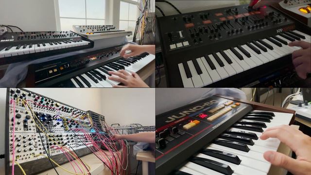 A Jam with all of my Synthesizers (Eurorack, Juno, Subsequent 37CV, ARP Odyssey) смотреть онлайн