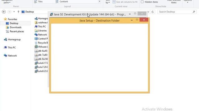 Java 8 (Oracle JDK 8) installation in Windows 8.1 | Java SE 8 Update 144 смотреть онлайн