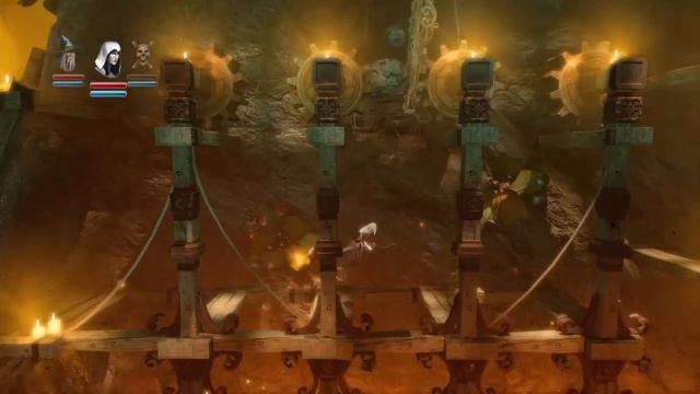 Trine Enchanted Edition level 12 Heartland Mines all exp bottles and chests смотреть онлайн