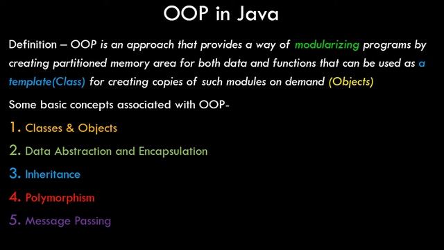 Java - Introduction to Object Oriented Programming | Compare with Procedural Oriented Programming смотреть онлайн