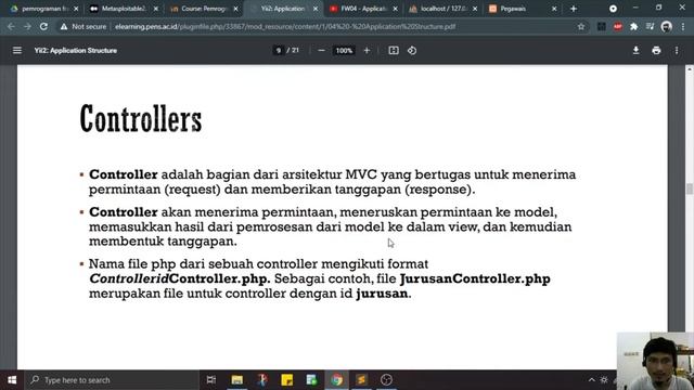 Tugas Matakuliah Pemrograman Framework Yii2 - Video 4 : Application Structure смотреть онлайн