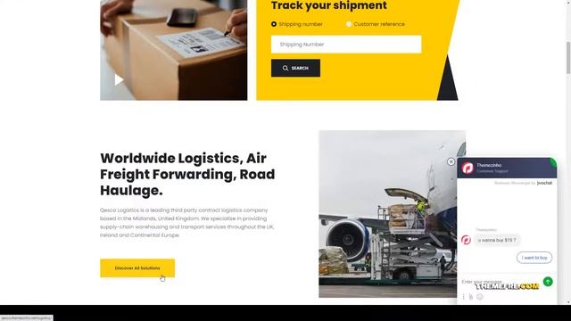 Qesco Logistic Shipping Company WordPress Theme logistic business Melano смотреть онлайн