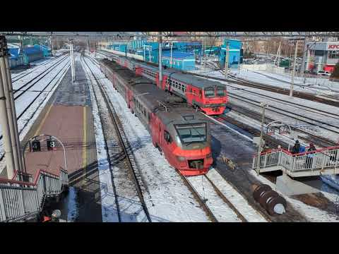 Электричка от Новокузнецка до Зенковского парка. 4k Video, 4к видео.