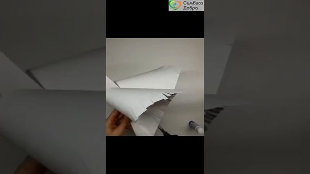 Объемные журавли из бумаги - Поделки к 9 мая #shorts смотреть онлайн