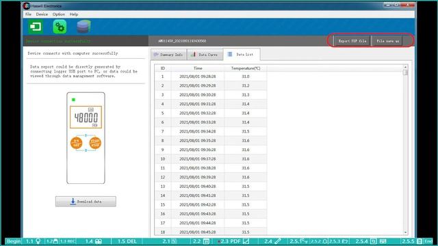 Operation and setup Tutorial of Temperature and Humidity Data Logger U135 смотреть онлайн