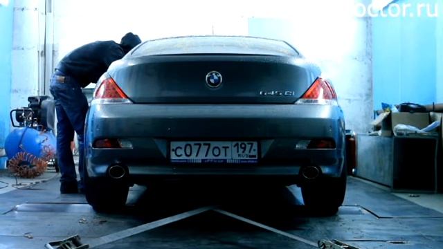 BMW E63 V8 N62 4,4i Дино-стенд. Замер мощности.
