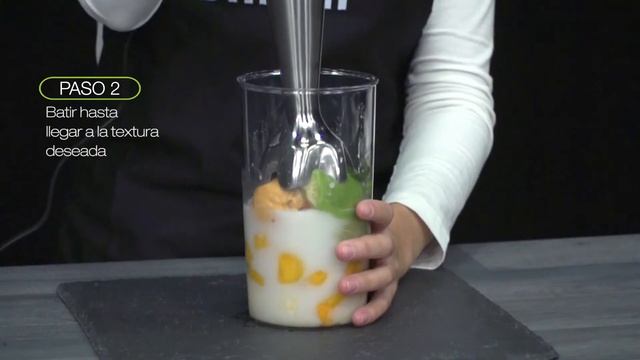 Braun Minipimer 9 | Smoothie con hueso de aguacate y frutas | Receta смотреть онлайн