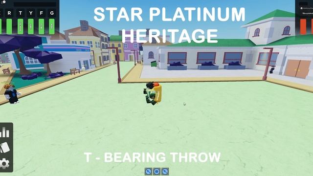 Project Menacing Roblox Star Platinum Heritage OVA Showcase смотреть онлайн