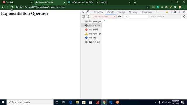 Es6 tutorial in Hindi #16 Exponentiation Operator смотреть онлайн