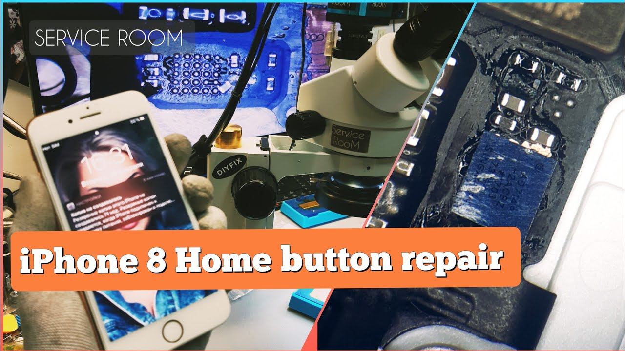 iPhone 8 не работает кнопка Home. Ремонт подписчику . iPhone 8 Home button repair. смотреть онлайн