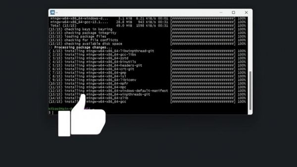 How to Install C and C++ compiler ( gcc g++ gdb ) on Windows 11 using mingw and msys2