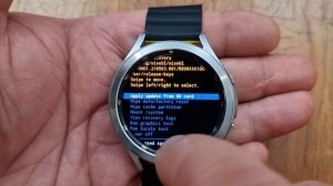 Полный сброс Galaxy Watch 4 через РЕКАВЕРИ