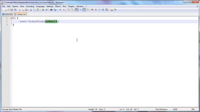 23 Forcing uppercase, lowercase and capitalization смотреть онлайн