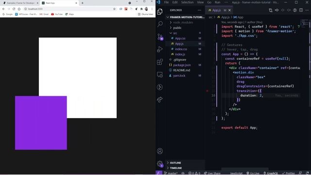 Framer Motion ile ReactJS Animasyonları смотреть онлайн