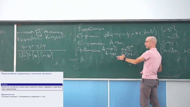 Формальные языки и трансляции 5. Порождающие грамматики. Праволинейные грамматики. КС-грамматики