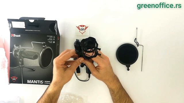 Trust GXT 232 Mantis|streaming microphone|Unboxing смотреть онлайн