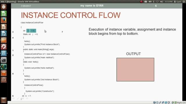 Instance Blocks | Instance Control Flow | Constructors vs Instance Blocks | Java смотреть онлайн