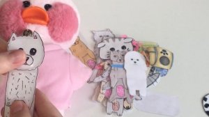 Обзор всех моих бумажных собак из тик тока!?