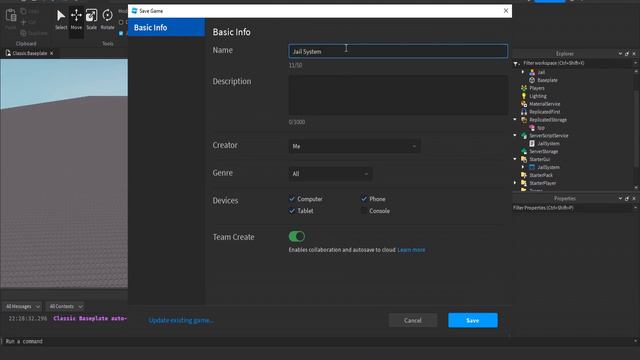 How To Make An Advanced Jail System 🔥😱| Roblox Studio #roblox #robloxstudio #tutorial