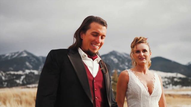 A DREAMY MONTANA WEDDING! Amber and Jordan - Copper Rose Ranch - Elevate Media смотреть онлайн