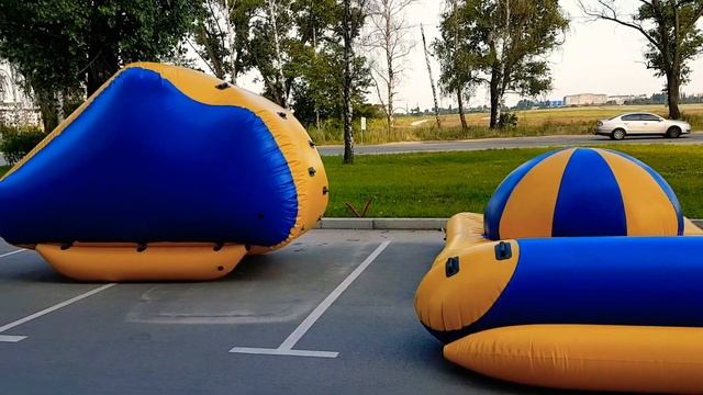 Водные аттракционы Империо - купить надувной водный аттракцион Аквапарк на воде от производителя