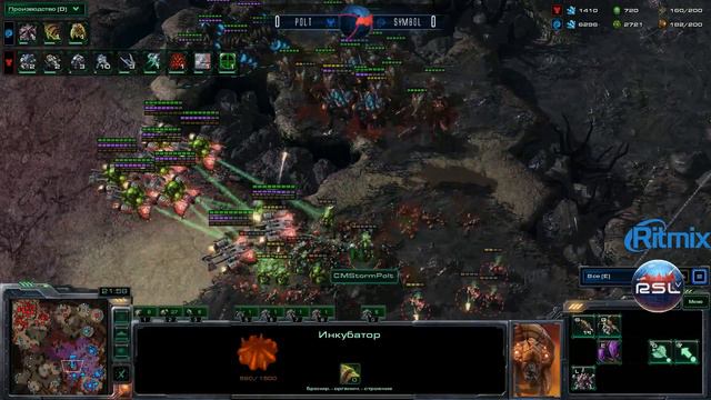 [TvZ] Symbol vs Polt Ritmix RSL V Group D - Starcraft 2 Heart of the Swarm смотреть онлайн