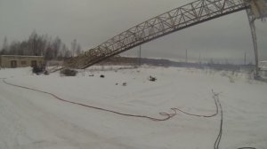 Демонтаж по-русски козлового крана ККС-10