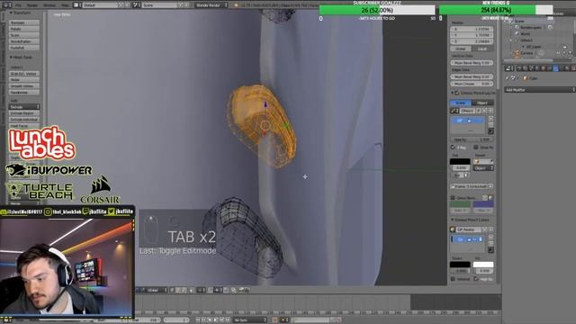JORDAN 9 SNEAKER 3D MODEL // BLENDER 2.79 смотреть онлайн