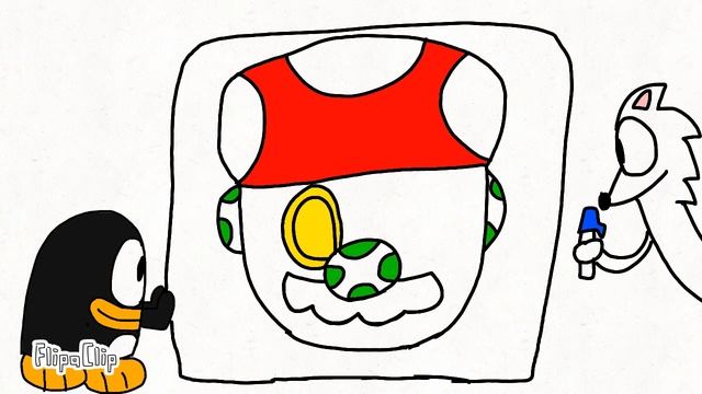 Mario Drawing song But I made Mario's face with all of the objects смотреть онлайн