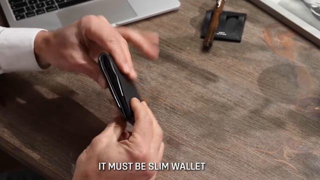 Serel's Men's Groovy Slim Leather Bifold Card Holder Wallet |Best Thin Minimalist Bifold Card Walle смотреть онлайн